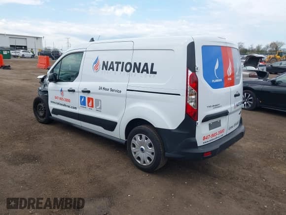 ✅ 2023 Ford Transit Connect XL • VIN: NM0LS7S28P1565502 • Lot: 42109053. Listed on IAAI with 13,497 mi. Free auction sales archive from the USA and detailed vehicle history report at DreamBid. Image 3.