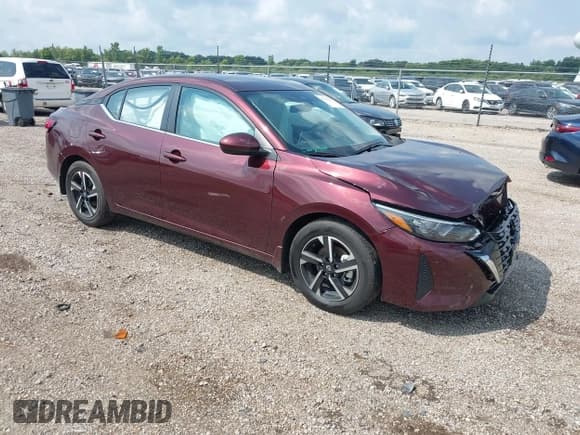 ✅ 2025 Nissan Sentra SV • VIN: 3N1AB8CV7SY346420 • Lot: 42974391. Wystawiony na IAAI z przebiegiem 3 286 mil. Bezpłatny archiwum sprzedaży aukcyjnych z USA i szczegółowy raport historii pojazdu na DreamBid. Zdjęcie 1.