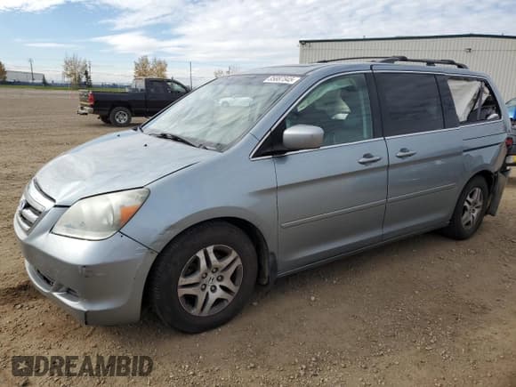 ✅ 2007 Honda Odyssey EX-L • VIN: 5FNRL38747B017459 • Lot: 85887845. Listed on Copart with 252,708 mi. Free auction sales archive from the USA and detailed vehicle history report at DreamBid. Image 1.