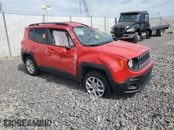✅ 2018 Jeep Renegade Latitude • VIN: ZACCJBBB7JPH01280 • Lot: 81994715. Wystawiony na Copart z przebiegiem Nie podano. Bezpłatny archiwum sprzedaży aukcyjnych z USA i szczegółowy raport historii pojazdu na DreamBid. Zdjęcie 4.