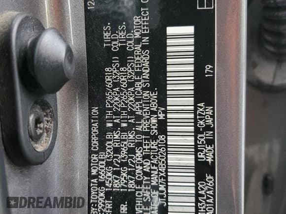 ✅ 2011 Lexus GX 460 Premium • VIN: JTJJM7FX4B5026108 • Лот: 71088975. Опубликован ранее на Copart с пробегом 213 958 миль. Бесплатный доступ к архиву аукционных продаж из США и подробный отчёт об истории автомобиля на DreamBid. Изображение 14.