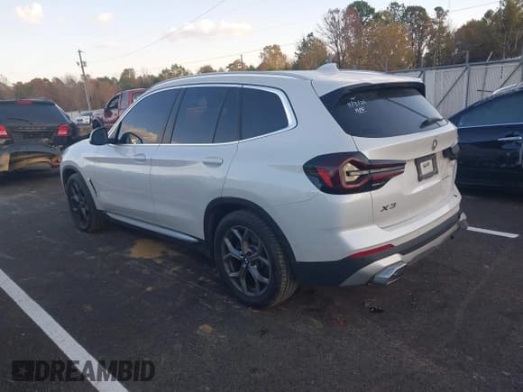 ✅ 2023 BMW X3 sDrive30i • VIN: 5UX43DP03P9R75120 • Lot: 43692847. Wystawiony na IAAI z przebiegiem 48 425 mil. Bezpłatny archiwum sprzedaży aukcyjnych z USA i szczegółowy raport historii pojazdu na DreamBid. Zdjęcie 3.