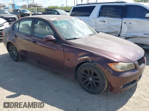 ✅ 2007 BMW 3 Series 328i • VIN: WBAVA33587KX76898 • Lot: 43432081. Listed on IAAI with 126,628 mi. Free auction sales archive from the USA and detailed vehicle history report at DreamBid. Image 1.