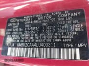 ✅ 2020 Hyundai Kona SEL • VIN: KM8K2CAA4LU400311 • Лот: 43366847. Опубликован ранее на IAAI с пробегом 52 081 миль. Бесплатный доступ к архиву аукционных продаж из США и подробный отчёт об истории автомобиля на DreamBid. Изображение 9.