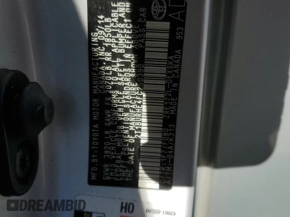 ✅ 2015 Toyota Corolla L • VIN: 2T1BURHE4FC250390 • Лот: 91245775. Опубликован ранее на Copart с пробегом 97 810 миль. Бесплатный доступ к архиву аукционных продаж из США и подробный отчёт об истории автомобиля на DreamBid. Изображение 13.