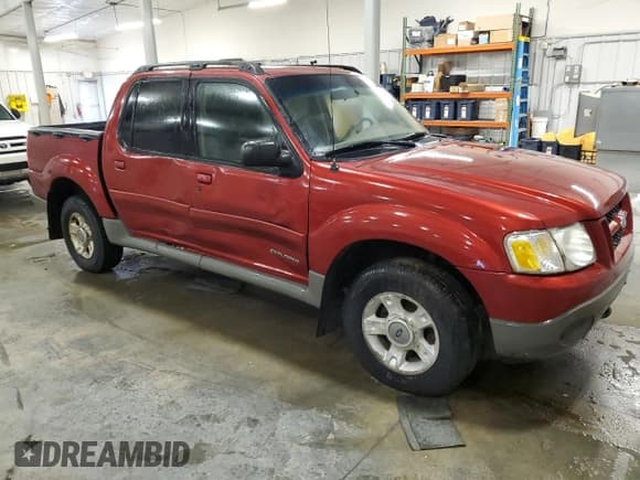 ✅ 2001 Ford Explorer Sport Trac • VIN: 1FMZU77E41UC54967 • Lot: 91597715. Listed on Copart with 194,858 mi. Free auction sales archive from the USA and detailed vehicle history report at DreamBid. Image 4.
