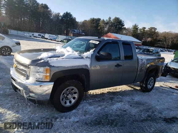 2012 Chevrolet Silverado 1500 LT with VIN 1GCRKSEA6CZ205594, listed as a Copart auction lot 41927505 with 124,621 mi miles and Clean title. Bid and sale history available at DreamBid. Image 1.
