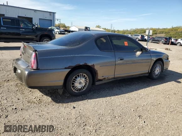 ✅ 2002 Chevrolet Monte Carlo LS • VIN: 2G1WW12E029350835 • Lot: 89907335. Listed on Copart with 273,246 mi. Free auction sales archive from the USA and detailed vehicle history report at DreamBid. Image 3.