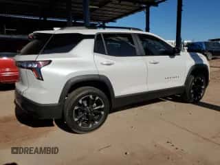 2025 Chevrolet Equinox FWD RS с VIN 3GNAXLEG0SL211798, выставлен на аукционе Copart как лот 56547405 с пробегом 288 миль миль и Списание • Salvage title. История ставок и продаж доступна на DreamBid. Изображение 3.