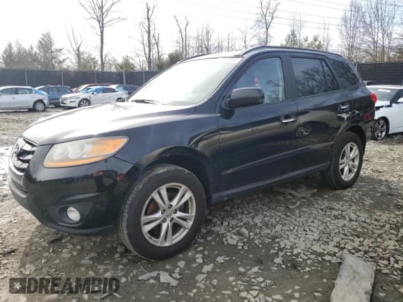 ✅ 2011 Hyundai Santa Fe Limited • VIN: 5XYZKDAG6BG074671 • Lot: 45507594. Listed on Copart with 126,850 mi. Free auction sales archive from the USA and detailed vehicle history report at DreamBid. Image 1.