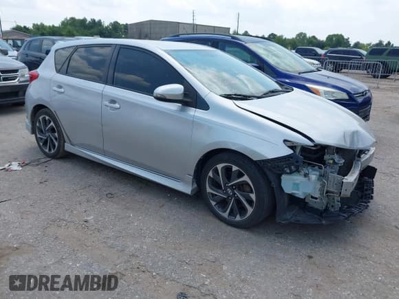 ✅ 2016 Scion iM • VIN: JTNKARJE2GJ504893 • Lot: 43055026. Listed on IAAI with 181,037 mi. Free auction sales archive from the USA and detailed vehicle history report at DreamBid. Image 1.