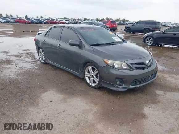 ✅ 2013 Toyota Corolla S • VIN: 2T1BU4EE3DC015211 • Lot: 43515006. Listed on IAAI with 238,007 mi. Free auction sales archive from the USA and detailed vehicle history report at DreamBid. Image 1.
