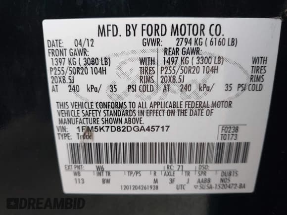 ✅ 2013 Ford Explorer XLT • VIN: 1FM5K7D82DGA45717 • Lot: 41740237. Wystawiony na IAAI z przebiegiem 162 443 mil. Bezpłatny archiwum sprzedaży aukcyjnych z USA i szczegółowy raport historii pojazdu na DreamBid. Zdjęcie 9.