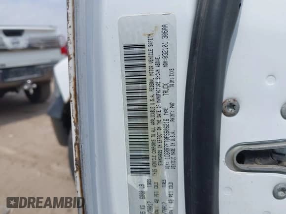 2015 Ram 1500 Express with VIN 1C6RR7FT0FS606216, listed as a IAAI auction lot 42045218 with 156,728 mi miles and . Bid and sale history available at DreamBid. Image 9.