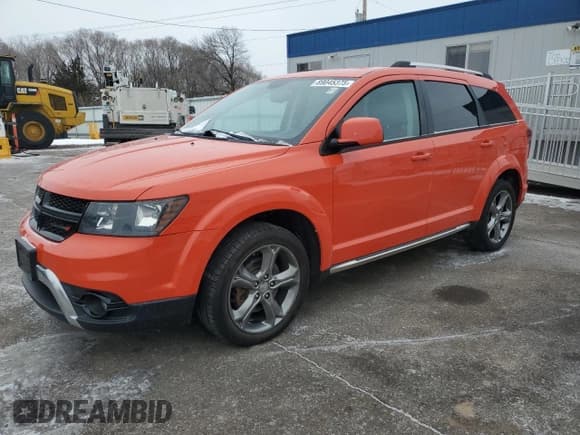 ✅ 2017 Dodge Journey Crossroad Plus • VIN: 3C4PDDGG8HT566922 • Lot: 85552955. Listed on Copart with 82,386 mi. Free auction sales archive from the USA and detailed vehicle history report at DreamBid. Image 1.
