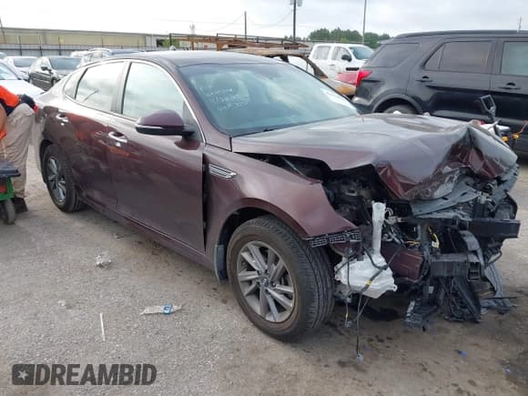 ✅ 2020 Kia Optima LX • VIN: 5XXGT4L34LG413772 • Lot: 42154096. Listed on IAAI with 55,238 mi. Free auction sales archive from the USA and detailed vehicle history report at DreamBid. Image 1.