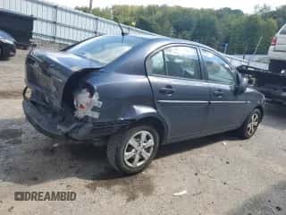 2008 Hyundai Accent GLS with VIN KMHCN46CX8U276130, listed as a Copart auction lot 70699884 with 136,620 mi miles and Salvage title. Bid and sale history available at DreamBid. Image 3.