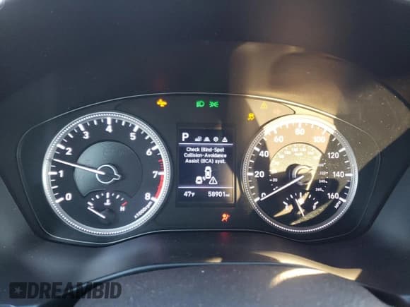 ✅ 2019 Hyundai Santa Fe SE • VIN: 5NMS23AD6KH035389 • Lot: 41792173. Listed on Copart with 58,901 mi. Free auction sales archive from the USA and detailed vehicle history report at DreamBid. Image 9.