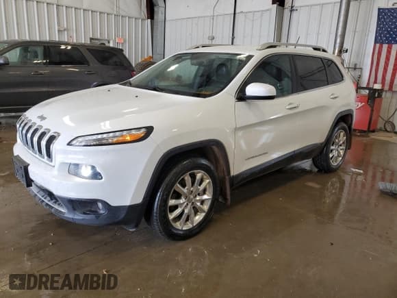 ✅ 2014 Jeep Cherokee Limited • VIN: 1C4PJMDS8EW281046 • Lot: 56736625. Listed on Copart with 124,398 mi. Free auction sales archive from the USA and detailed vehicle history report at DreamBid. Image 1.