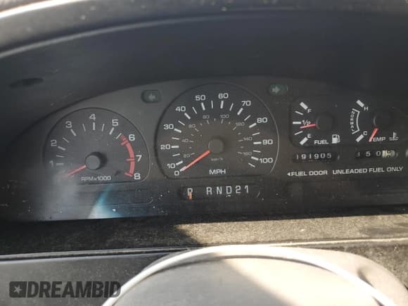 ✅ 1997 Nissan Quest XE • VIN: 4N2DN1114VD818165 • Lot: 80353975. Listed on Copart with 191,905 mi. Free auction sales archive from the USA and detailed vehicle history report at DreamBid. Image 9.