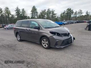 ✅ 2020 Toyota Sienna L • VIN: 5TDZZ3DC8LS078255 • Lot: 43647649. Listed on IAAI with 63,985 mi. Free auction sales archive from the USA and detailed vehicle history report at DreamBid. Image 1.
