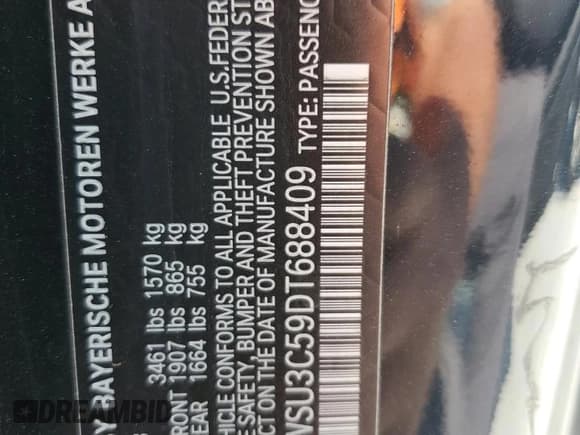 ✅ 2013 MINI Hardtop • VIN: WMWSU3C59DT688409 • Lot: 93724175. Wystawiony na Copart z przebiegiem 96 951 mil. Bezpłatny archiwum sprzedaży aukcyjnych z USA i szczegółowy raport historii pojazdu na DreamBid. Zdjęcie 12.