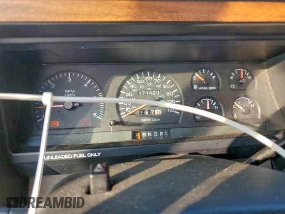 ✅ 1995 Dodge Dakota • VIN: 1B7GL23X3SS234036 • Lot: 93949485. Listed on Copart with 171,493 mi. Free auction sales archive from the USA and detailed vehicle history report at DreamBid. Image 9.