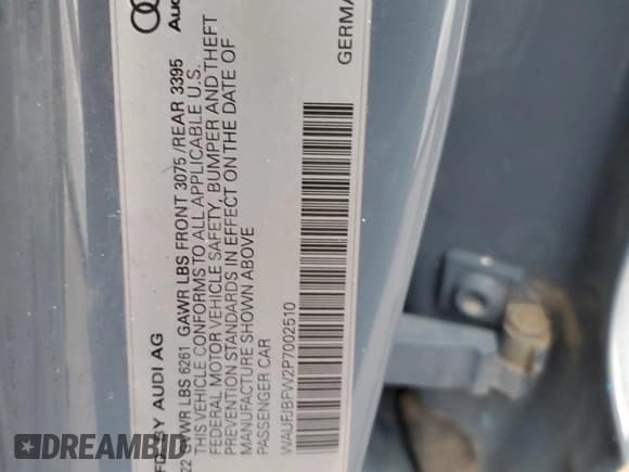 ✅ 2023 Audi e-tron GT Premium Plus • VIN: WAUFJBFW2P7002510 • Lot: 44604894. Wystawiony na Copart z przebiegiem 14 833 mil. Bezpłatny archiwum sprzedaży aukcyjnych z USA i szczegółowy raport historii pojazdu na DreamBid. Zdjęcie 12.