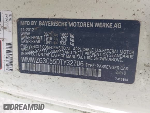 ✅ 2013 MINI Clubman S • VIN: WMWZG3C55DTY32706 • Lot: 42644508. Wystawiony na IAAI z przebiegiem 67 958 mil. Bezpłatny archiwum sprzedaży aukcyjnych z USA i szczegółowy raport historii pojazdu na DreamBid. Zdjęcie 9.