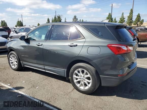 2019 Chevrolet Equinox LS с VIN 3GNAXHEV0KS603455, выставлен на аукционе Copart как лот 85157645 с пробегом 51 389 миль миль и Списание • Salvage title. История ставок и продаж доступна на DreamBid. Изображение 2.