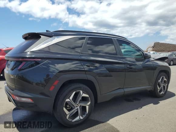 2023 Hyundai Tucson SEL with VIN 5NMJFCAE9PH266593, listed as a Copart auction lot 70394515 with 27,112 mi miles and Salvage title. Bid and sale history available at DreamBid. Image 3.