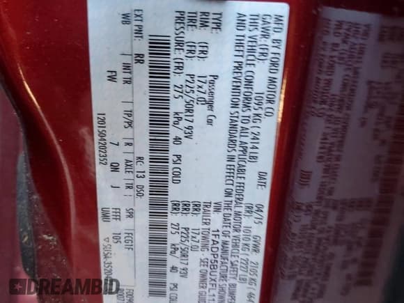 ✅ 2015 Ford C-Max SEL • VIN: 1FADP5BUXFL113817 • Лот: 82744845. Опубликован ранее на Copart с пробегом Не указан. Бесплатный доступ к архиву аукционных продаж из США и подробный отчёт об истории автомобиля на DreamBid. Изображение 13.