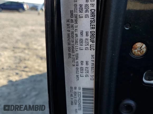 ✅ 2013 Dodge Challenger Rallye Redline • VIN: 2C3CDYAG2DH695793 • Lot: 84931304. Wystawiony na Copart z przebiegiem 242 581 mil. Bezpłatny archiwum sprzedaży aukcyjnych z USA i szczegółowy raport historii pojazdu na DreamBid. Zdjęcie 12.