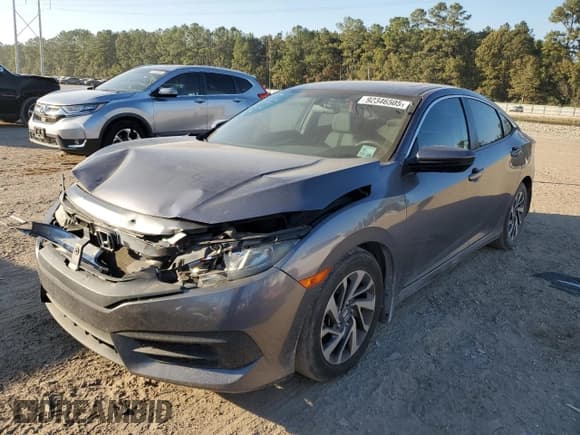 ✅ 2017 Honda Civic EX • VIN: 19XFC2F74HE079533 • Лот: 92346505. Опубликован ранее на Copart с пробегом 116 709 миль. Бесплатный доступ к архиву аукционных продаж из США и подробный отчёт об истории автомобиля на DreamBid. Изображение 1.