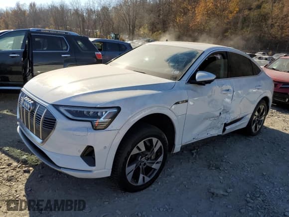✅ 2020 Audi e-tron Sportback Premium Plus • VIN: WA12ABGE4LB035209 • Lot: 78139704. Listed on Copart with 13,055 mi. Free auction sales archive from the USA and detailed vehicle history report at DreamBid. Image 1.