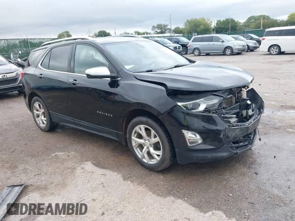 2018 Chevrolet Equinox Premier с VIN 2GNAXVEV8J6262687, выставлен на аукционе IAAI как лот 43275439 с пробегом 159 141 миль миль и . История ставок и продаж доступна на DreamBid. Изображение 1.