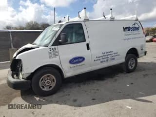 ✅ 2021 GMC Savana Cargo • VIN: 1GTW7AFP8M1196656 • Lot: 43972875. Listed on Copart with Not provided. Free auction sales archive from the USA and detailed vehicle history report at DreamBid. Image 1.