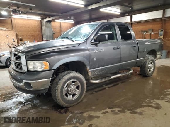 ✅ 2004 Dodge 2500 SLT • VIN: 3D7KU28D14G177678 • Lot: 89506605. Wystawiony na Copart z przebiegiem 174 608 mil. Bezpłatny archiwum sprzedaży aukcyjnych z USA i szczegółowy raport historii pojazdu na DreamBid. Zdjęcie 1.