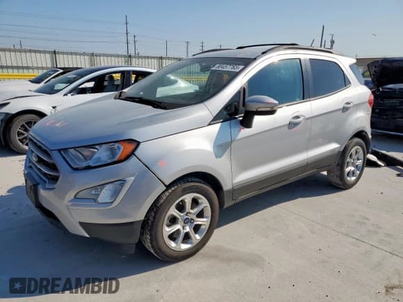 ✅ 2021 Ford EcoSport SE • VIN: MAJ3S2GE1MC445233 • Лот: 80457765. Опубликован ранее на Copart с пробегом 73 073 миль. Бесплатный доступ к архиву аукционных продаж из США и подробный отчёт об истории автомобиля на DreamBid. Изображение 1.
