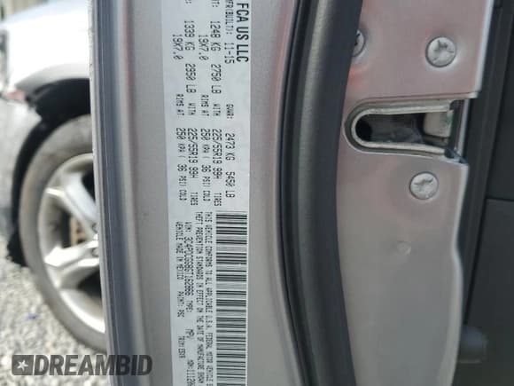 ✅ 2016 Dodge Journey Crossroad • VIN: 3C4PDCGG8GT162866 • Лот: 90098925. Опубликован ранее на Copart с пробегом 155 773 миль. Бесплатный доступ к архиву аукционных продаж из США и подробный отчёт об истории автомобиля на DreamBid. Изображение 13.