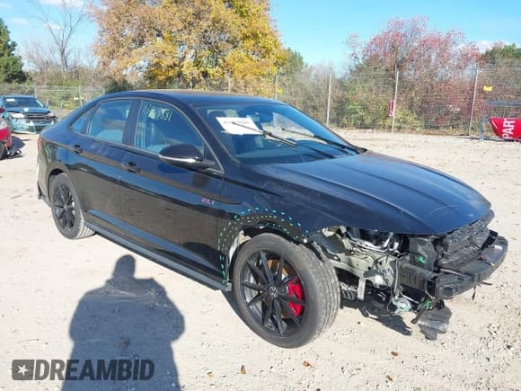 ✅ 2025 Volkswagen Jetta Autobahn • VIN: 3VW2T7BU6SM015818 • Lot: 43569881. Listed on IAAI with 9,752 mi. Free auction sales archive from the USA and detailed vehicle history report at DreamBid. Image 1.