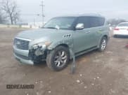 ✅ 2012 Infiniti QX56 7-passenger • VIN: JN8AZ2NE5C9017620 • Lot: 43766868. Listed on IAAI with 205,229 mi. Free auction sales archive from the USA and detailed vehicle history report at DreamBid. Image 2.