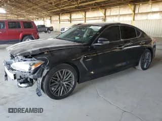 ✅ 2019 Genesis G70 Advanced • VIN: KMTG34LA2KU014495 • Lot: 67838325. Listed on Copart with 89,787 mi. Free auction sales archive from the USA and detailed vehicle history report at DreamBid. Image 1.