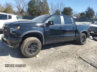 2024 Chevrolet Silverado 1500 ZR2 with VIN 3GCUDHELXRG111784, listed as a Copart auction lot 43628565 with 15,316 mi miles and Salvage title. Bid and sale history available at DreamBid. Image 1.