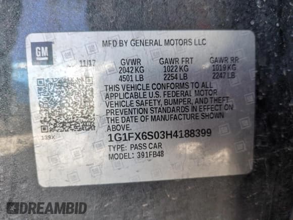 ✅ 2017 Chevrolet Bolt EV Premier • VIN: 1G1FX6S03H4188399 • Lot: 48950825. Wystawiony na Copart z przebiegiem 78 933 mil. Bezpłatny archiwum sprzedaży aukcyjnych z USA i szczegółowy raport historii pojazdu na DreamBid. Zdjęcie 14.