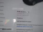 ✅ 2023 Tesla Model Y Long Range • VIN: 7SAYGAEE7PF739924 • Lot: 41612323. Wystawiony na IAAI z przebiegiem 75 226 mil. Bezpłatny archiwum sprzedaży aukcyjnych z USA i szczegółowy raport historii pojazdu na DreamBid. Zdjęcie 14.