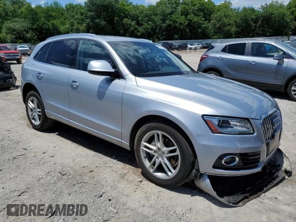 ✅ 2017 Audi Q5 Premium • VIN: WA1C2AFP7HA077496 • Lot: 58511135. Listed on Copart with 61,295 mi. Free auction sales archive from the USA and detailed vehicle history report at DreamBid. Image 4.