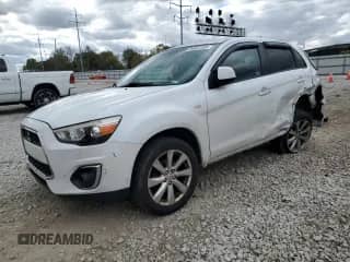 2013 Mitsubishi Outlander ES with VIN 4A4AP3AUXDE005954, listed as a Copart auction lot 89857305 with Not provided miles and Salvage title. Bid and sale history available at DreamBid. Image 1.