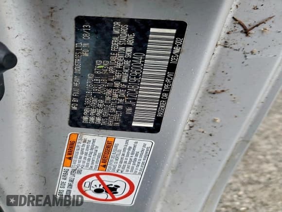 ✅ 2014 Subaru BRZ Premium • VIN: JF1ZCAB19E9600440 • Лот: 94833765. Опубликован ранее на Copart с пробегом 40 728 миль. Бесплатный доступ к архиву аукционных продаж из США и подробный отчёт об истории автомобиля на DreamBid. Изображение 12.