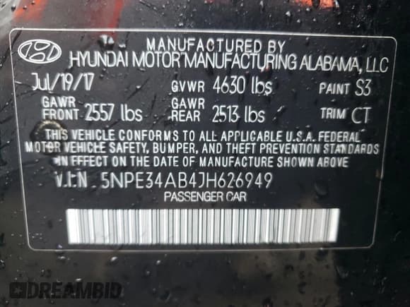 ✅ 2018 Hyundai Sonata Limited Plus • VIN: 5NPE34AB4JH626949 • Лот: 43115303. Опубликован ранее на Copart с пробегом 20 551 миль. Бесплатный доступ к архиву аукционных продаж из США и подробный отчёт об истории автомобиля на DreamBid. Изображение 13.